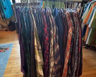 long sleeve plaid shirts