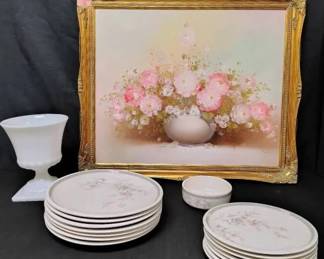 CT324Floral Decorative China  Home Decor 