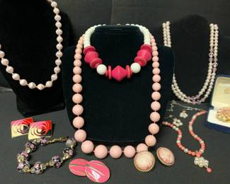 CT352Pretty In Pink Costume Jewelry