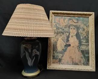 CT378Vintage Blue Home Decor 