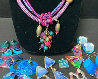 CT364Bright Colors Costume Jewelry
