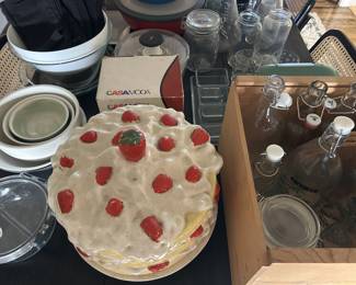 Vintage Cake Safe (hand painted)