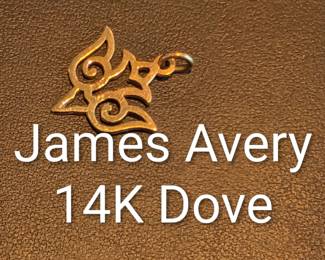James Avery 14K Descending Dove