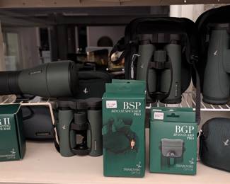 Swarovski Crystal Binoculars, Spotting Scope, Cleaning Kits