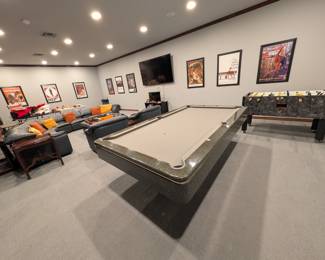 Pool Table, Foosball Table