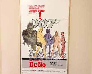 movie poster for the first james bond firm dr no 1962