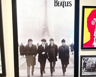 The beatles poster framed