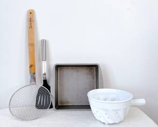 white ceramic footed colander ironstone berry strainer