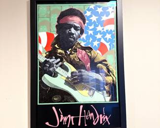 1995 jimmi hendrix commemorative poster by frank kozik