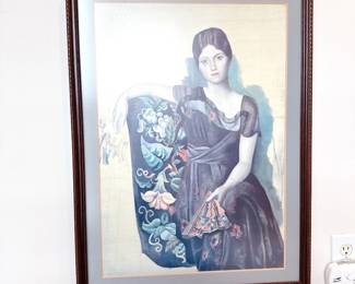 portriat of olga in an armchair pablo picasso reproduction