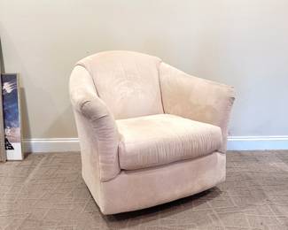 Best Chairs Inc Cream Swivel Rocker Chair 