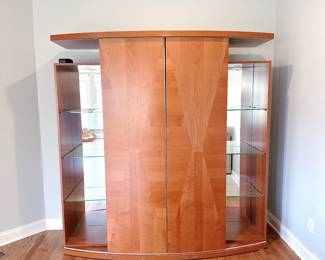 Alf Italia Olga Collection Media Entertainment Center Lighted