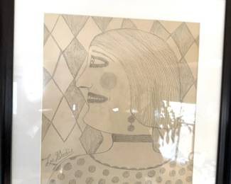 Original Lee Godie Art, No COA, Client Bought Art Directly from Artist