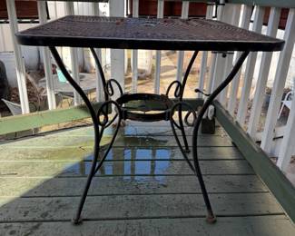 Iron Patio Table 