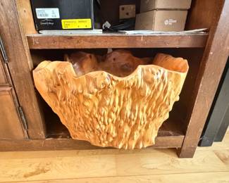 Burled Wood Bowl 
