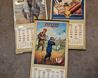 Reproduction printed calendars