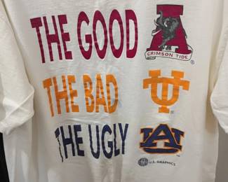 SEC college football rivalry t-shirt, Good Bad Ugly, Georgia Tennessee Auburn