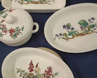Villeroy & Boch Botanica serving pieces, platters, covered casserole