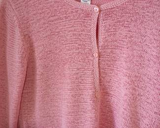Pendleton pink knit cardigan sweater, women's clothing