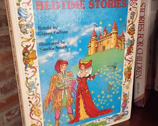 The Macmillan Book of 365 Bedtime Stories, vintage children's storybook, illustrated hardcover, classic kids bedtime reading book