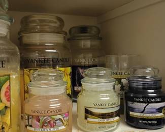 Yankee Candle jar candles lot, scented candle collection, assorted fragrances, home fragrance, aromatherapy