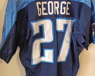 Tennessee Titans Eddie George #27 NFL football jersey