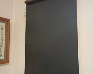 Today's Menu chalkboard sign, wooden frame, kitchen restaurant wall decor