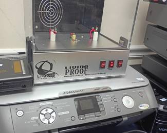 EcoQuest Living Proof air purifier and all-in-one printer