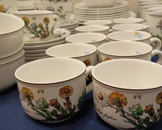 Villeroy & Boch Botanica cups, plates, and dinnerware set