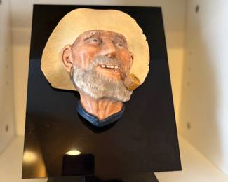 Bossons "Old Timer" hand-painted chalkware 