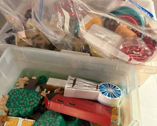 Wood toys - for train sets / creative play