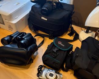 Nikon and Pentax cameras, binoculars and more!