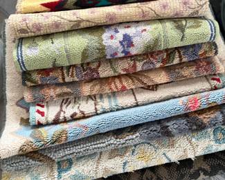 Area rugs - some wool with cotton backing