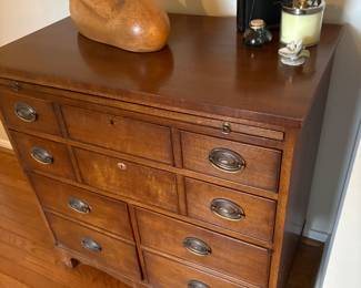 1940's cabinet with extension for serving, pull out writing leaf - first drawer, storage and 2 lower cabinets - great furniture for smaller spaces