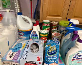 Household chemicals - most are NEW