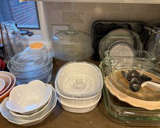 Vintage Pyrex - harvet wheat - set of 3, pyrex baking pans, serving dishes and more!