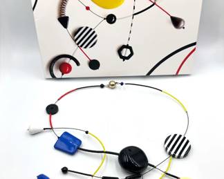 Lora Nikolova New In Box Sculptural Necklace Lot #: 12