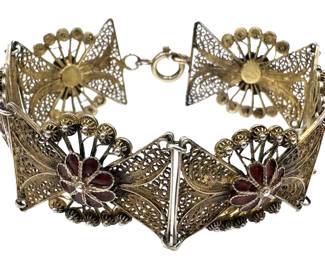 Vintage Filigree Bracelet Lot #: 70