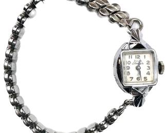 1960s Omega 14K Gold-filled Ladymatic Automatic Bracelet Watch, 17 Jewels Lot #: 7