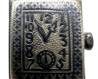 Vintage Faux Tank Watch Bracelet Lot #: 103