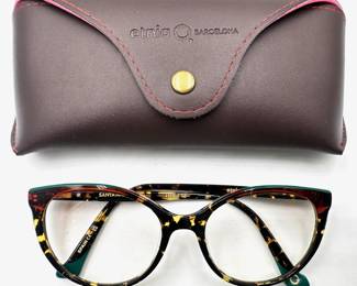 Etnia Barcelona Santa Ana HYCU 52 Tortoiseshell Glasses In Original Case Lot #: 10