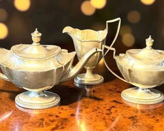 Gorham Plymouth Sterling Tea Service