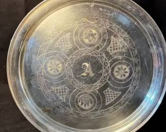 Sterling silver tray