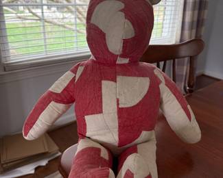 Quilted patch work bears