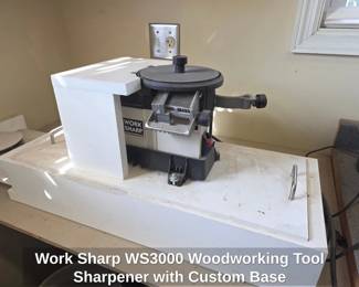 Work Sharp WS Woodworking Tool Sharpener with Custom Base