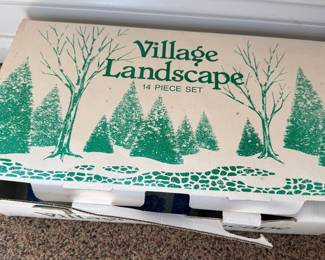 Department 56 Village Landscape 14 Piece Set