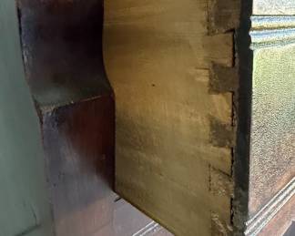 Victorian Eastlake Walnut Dresser with Mirror and Marble Top