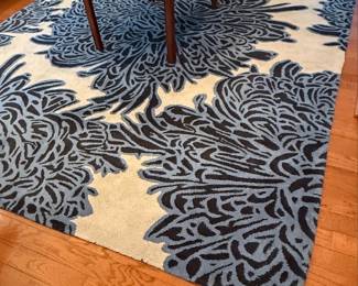 Martha Stewart Living Hand-Tufted Wool Area Rug - Chrysanthemum Pattern