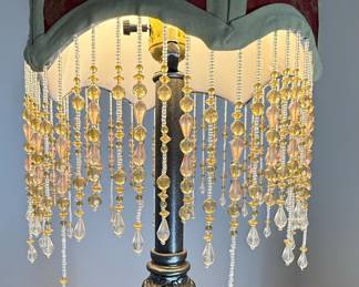 Victorian Beaded Table Lamp