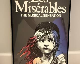 Les Misérables The Musical Sensation Broadway Theatre Poster